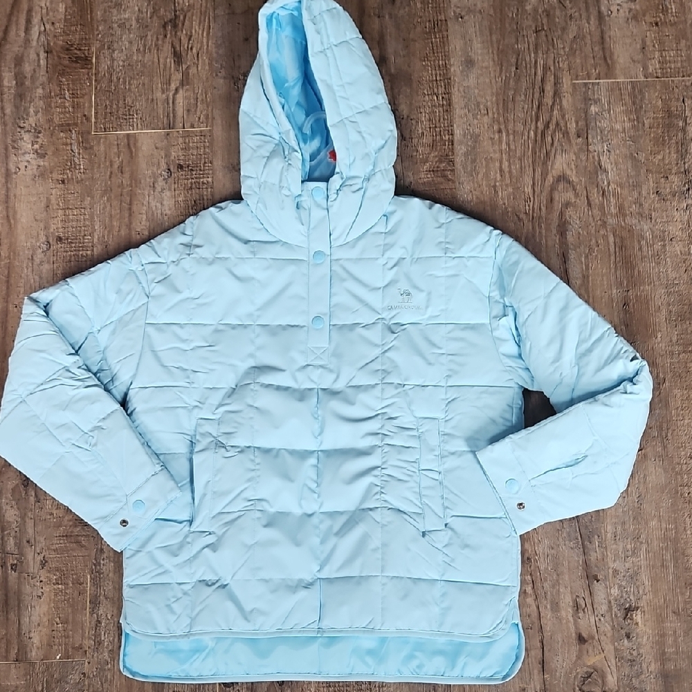 Women's Light Blue Puffer Jacket
